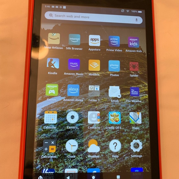 Amazon Kindle Fire HD 8 (8th Gen.) - Red - 16GB - WiFi - Tablet - WORKS … - Picture 2 of 9